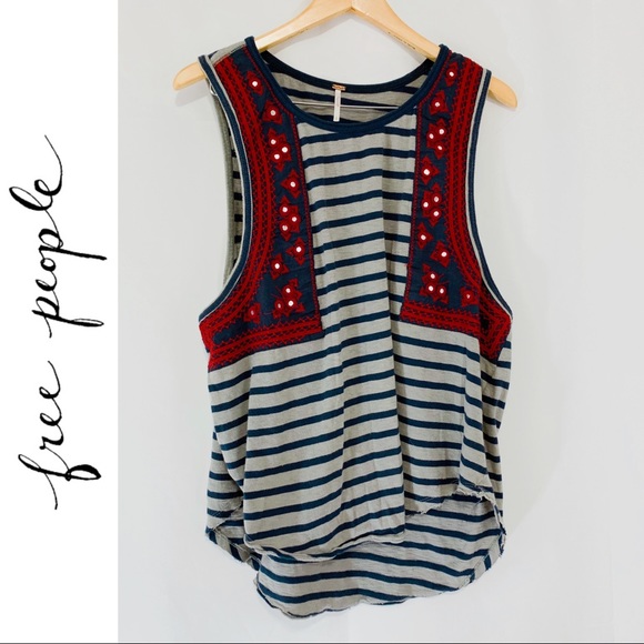 Free People Wear Your Sparkle Embroidered Tank - Picture 4 of 6